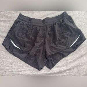 Lululemon black Hotty Hot shorts size 8